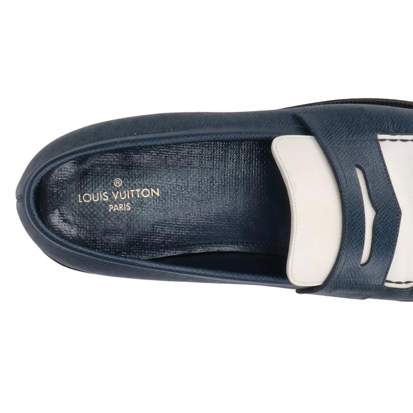 LOUIS VUITTONルイ・ヴィトン/バイカラー/レザーローファー//ST0016/ABランク/18