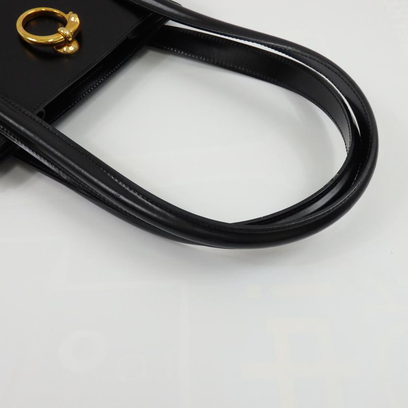 Cartier カルティエ/パンテールドゥカルティエレザートートバッグ(ブラックxパンサー)/FL601175//A46/ABランク/25