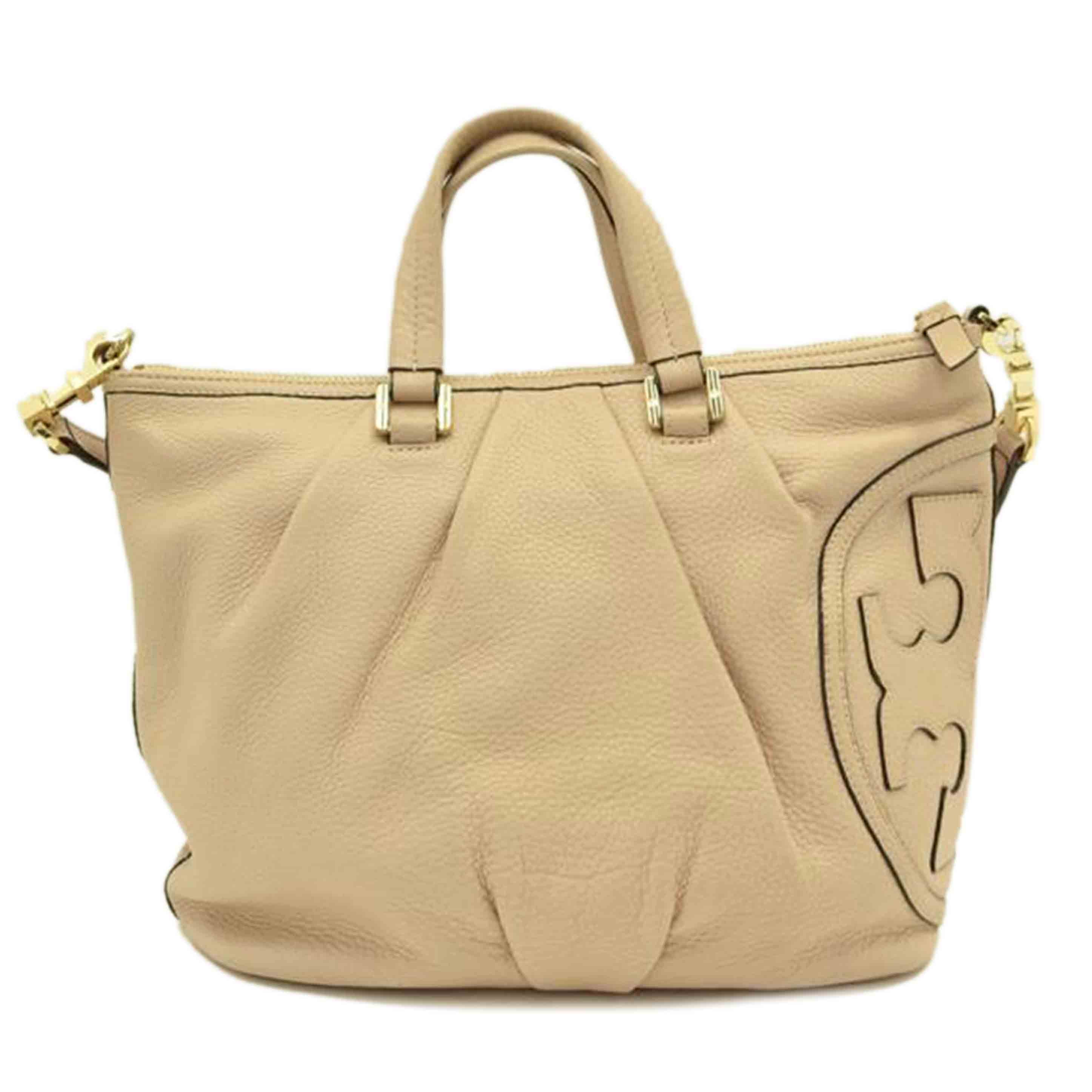 TORYBURCH TORYBURCH/トリーバーチレザー2Wayショルダー/ベージュ/ //ABランク/75