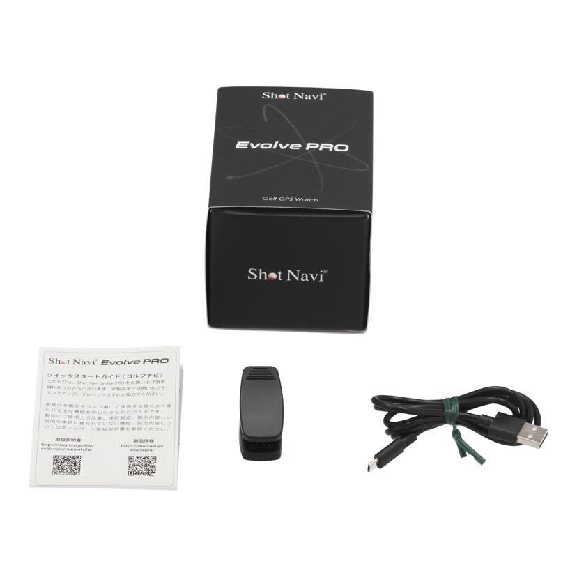 Shot Navi テクタイト/ゴルフナビゲーション/ショットナビ/Shot Navi Evolve PRO//JAN4562201211877/ABランク/62
