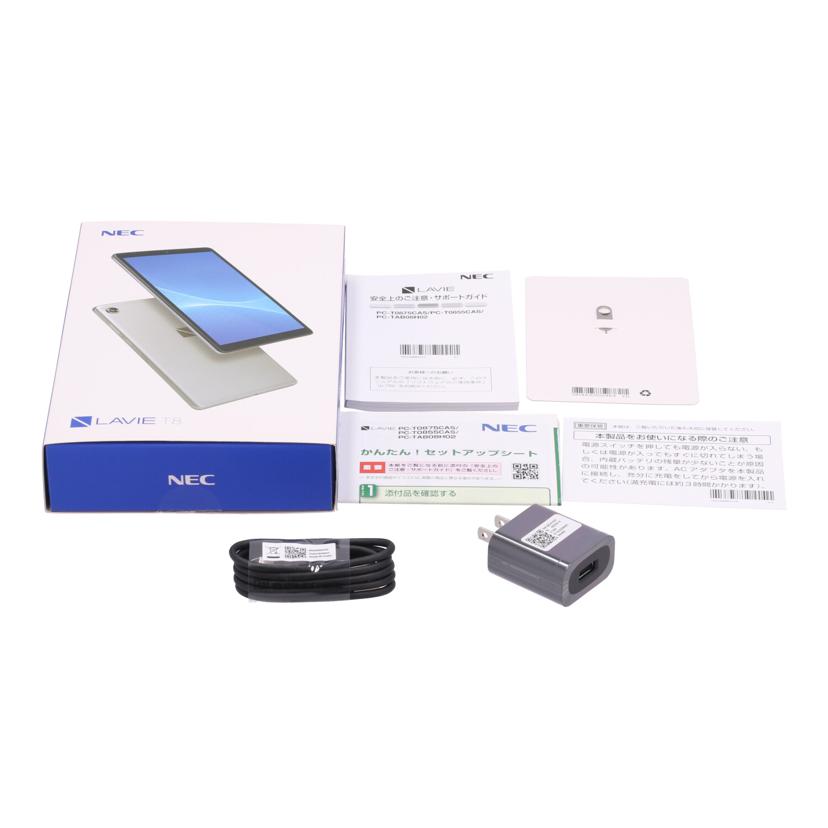 NEC 日本電気 /タブレット/LAVIE T8 Wi-Fi 128GB/PC-T0875CAS ZA9B0002JP//HA1JHHVL/Cランク/05