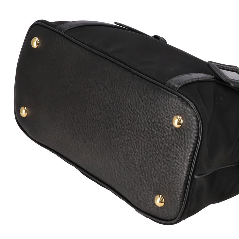 PRADA プラダ/テスートナイロン×レザー2wayハンド/ブラック/1BB013//158**/Sランク/75