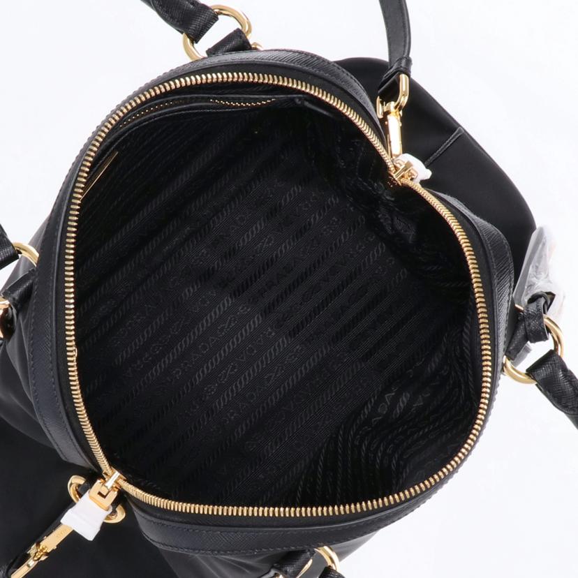 PRADA プラダ/テスートナイロン×レザー2wayハンド/ブラック/1BB013//158**/Sランク/75