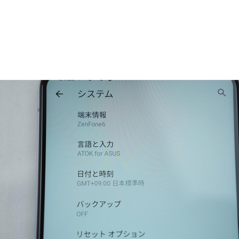 ASUS エイスース/スマートフォン/ZENFONE6/ZENFONE6//355438103559129/Bランク/67