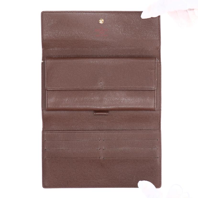 LV ルイ・ヴィトン/ポルトトレゾールインターナショナル/ダミエ/エベヌ/N61215//TH0**/ABランク/05