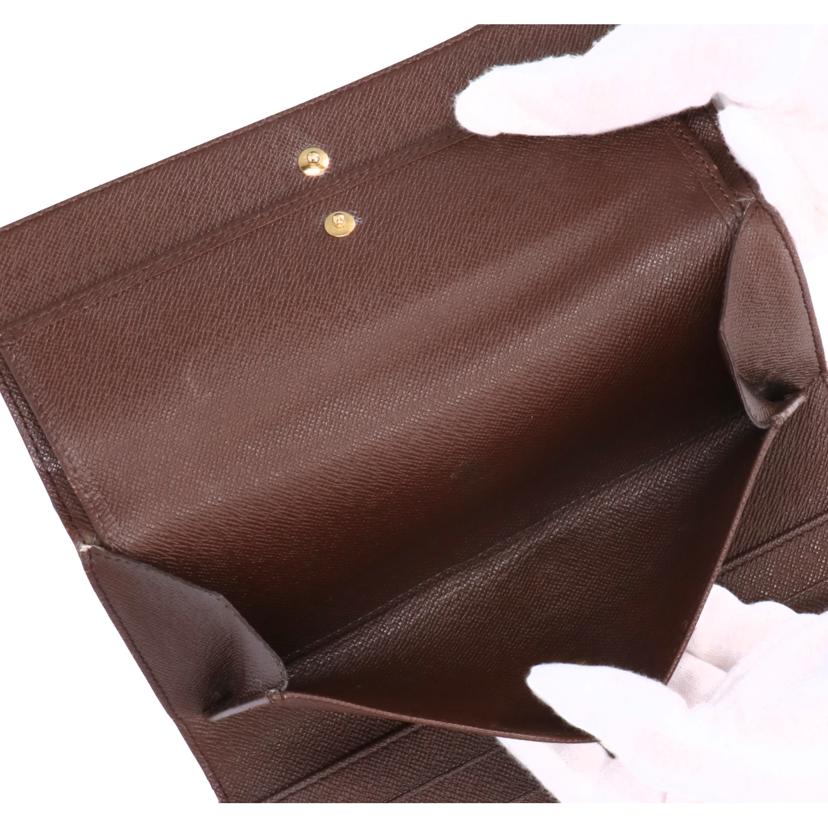 LV ルイ・ヴィトン/ポルトトレゾールインターナショナル/ダミエ/エベヌ/N61215//TH0**/ABランク/05