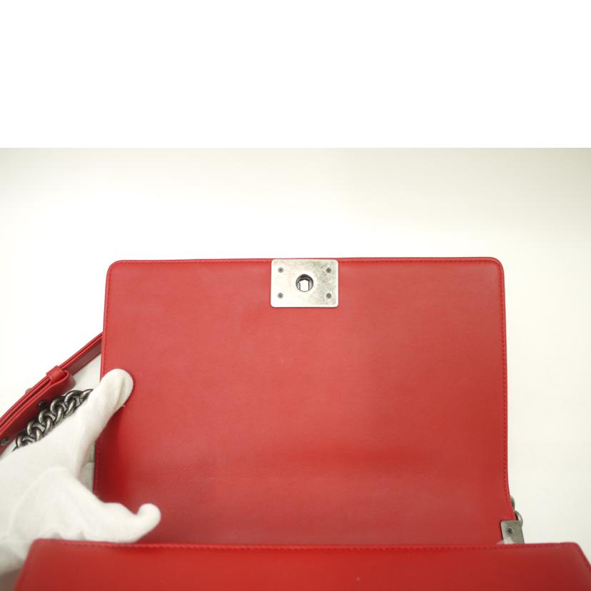 CHANEL シャネル/ボーイシャネルチェーンショルダー/レッド//204*****/Aランク/69