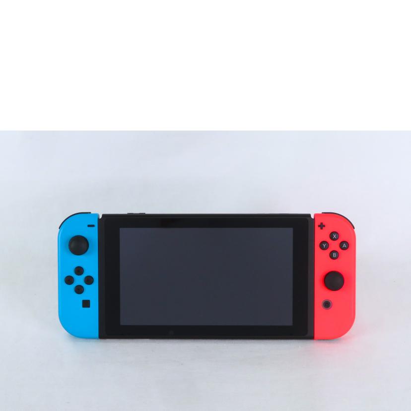 Nintendo 任天堂/ニンテンドーSwitch新型番 ネオンブルー×ネオンレッド/HAC-001//XKJ70058199216/ABランク/81