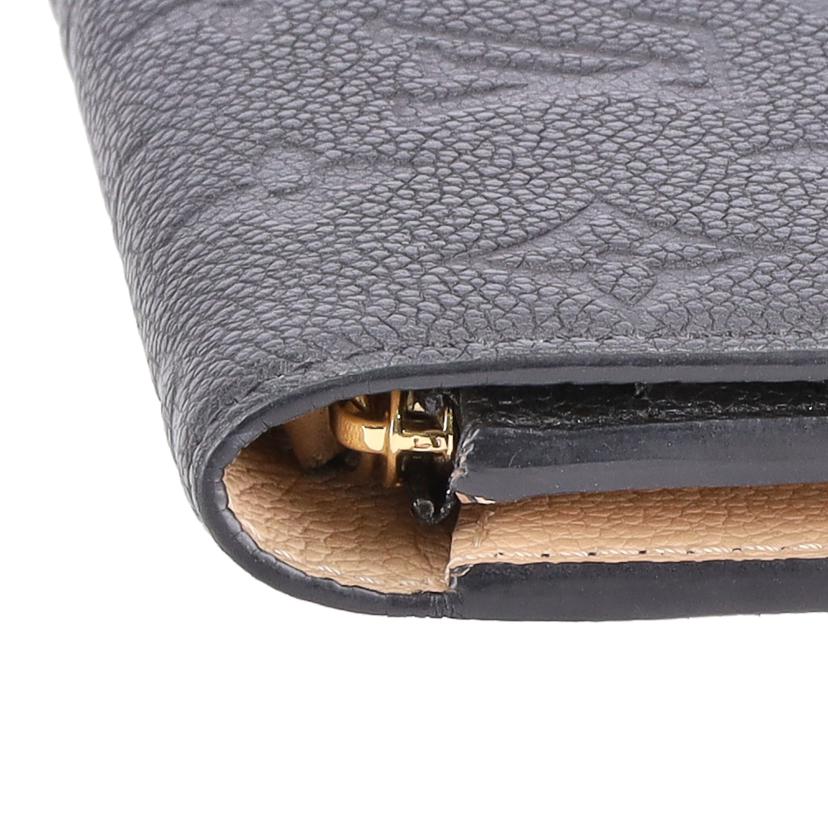 LV ルイヴィトン/ポルトフォイユ・エミリー/アンプラント/ノワール/M62369//CA1***/ABランク/75