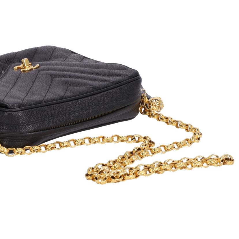 CHANEL シャネル/Vステッチ フリンジビジューチェーンショルダー//255****/ABランク/09