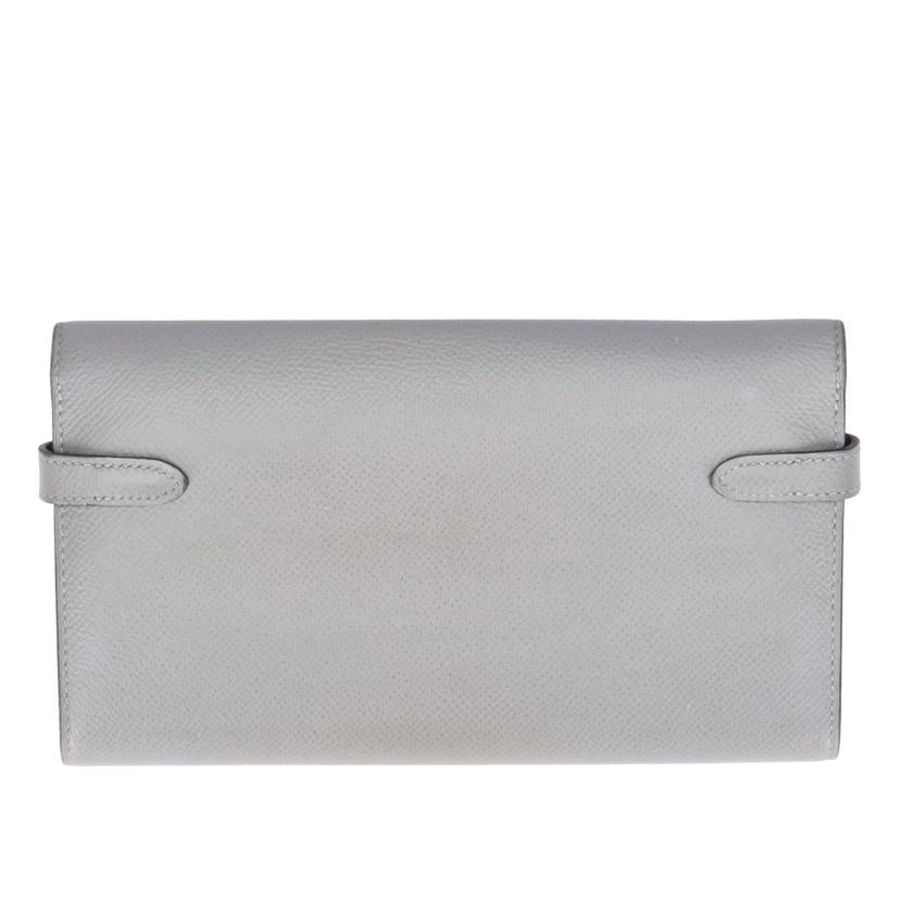 HERMES エルメス/ケリーウォレット/エプソン/グリメイヤー/SV金具//X刻印*********/ABランク/18