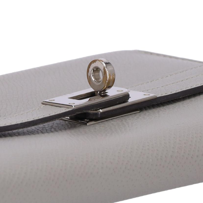 HERMES エルメス/ケリーウォレット/エプソン/グリメイヤー/SV金具//X刻印*********/ABランク/18