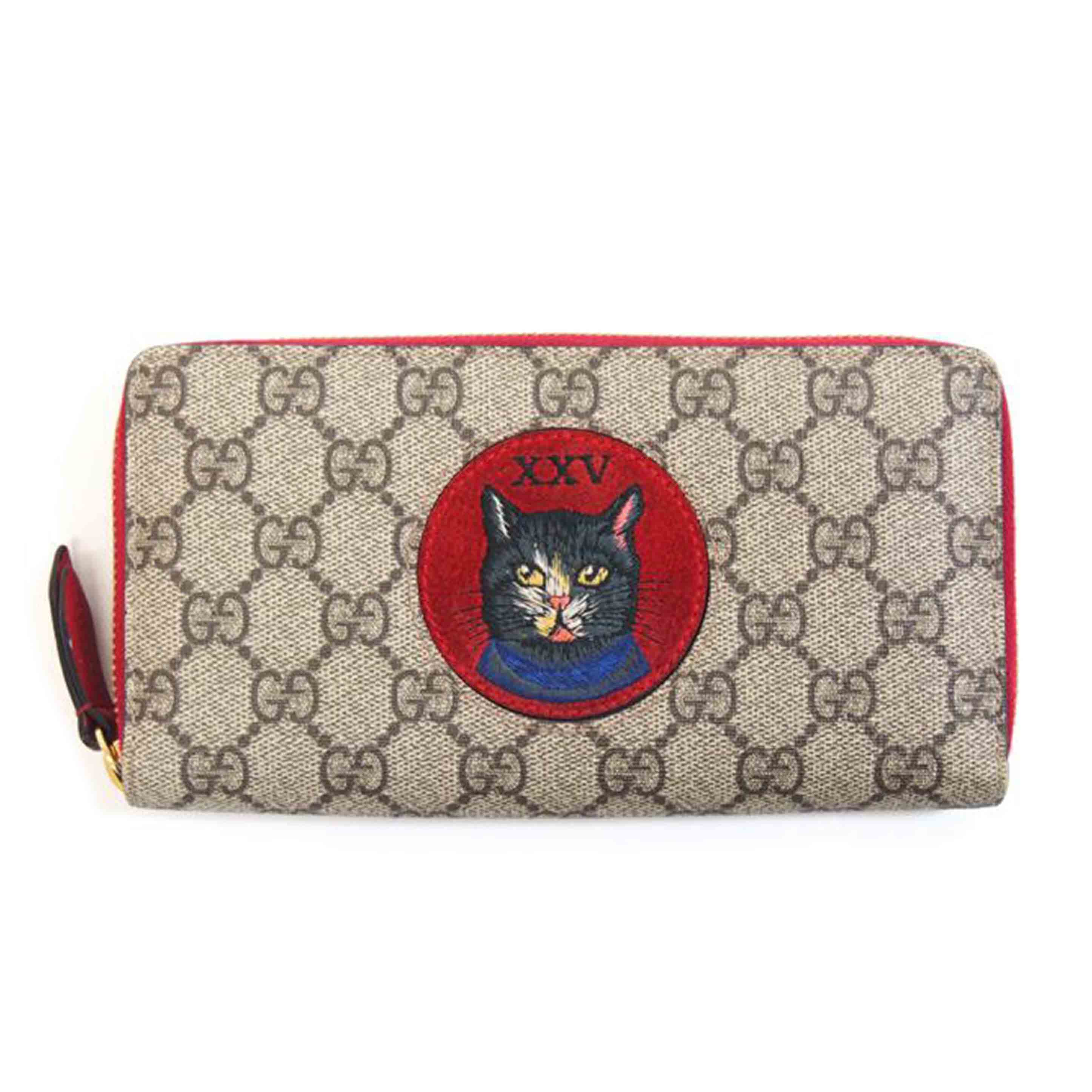 GUCCI グッチ/ミスティックキャットロングウォレット/499382//496***/ABランク/71