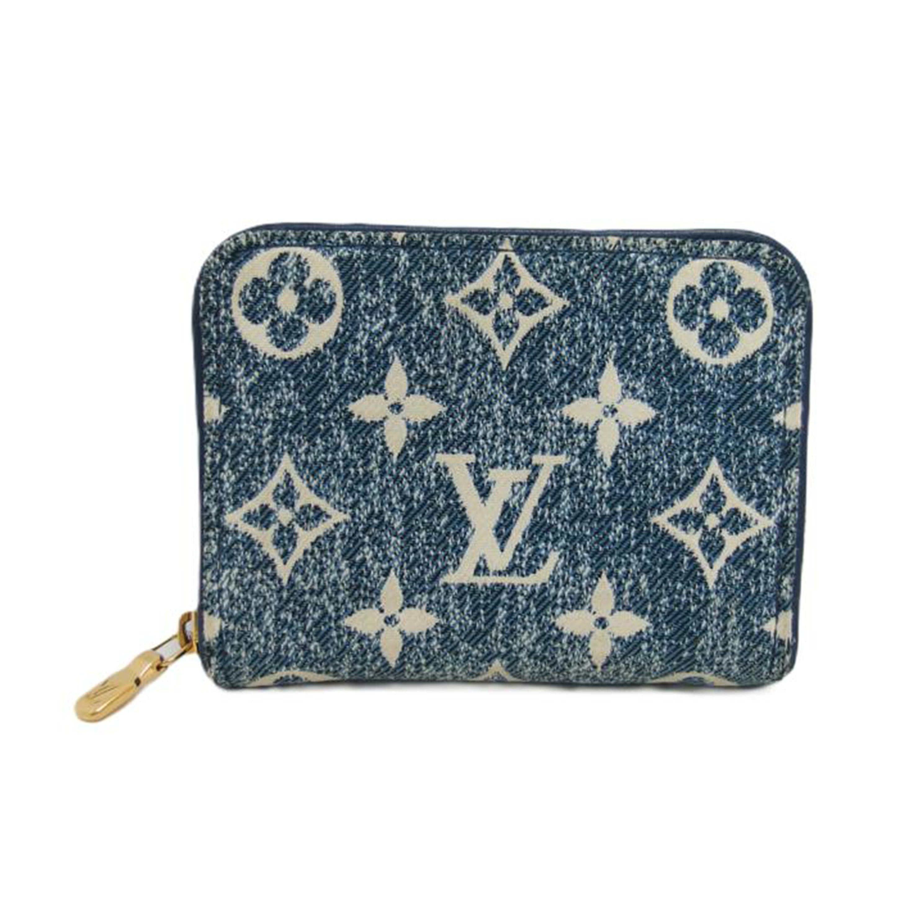 LV ルイ・ヴィトン/ジッピーコインパース/モノグラム・ジャガードデニム/M81185//RFI*/Aランク/18