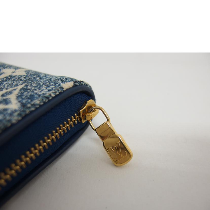LV ルイ・ヴィトン/ジッピーコインパース/モノグラム・ジャガードデニム/M81185//RFI*/Aランク/18