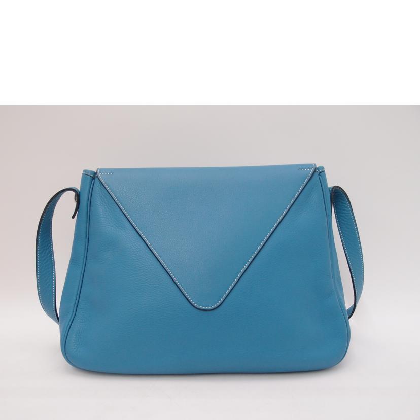 HERMES エルメス/クリスティーヌ/ブルー系//□B *******/Bランク/69
