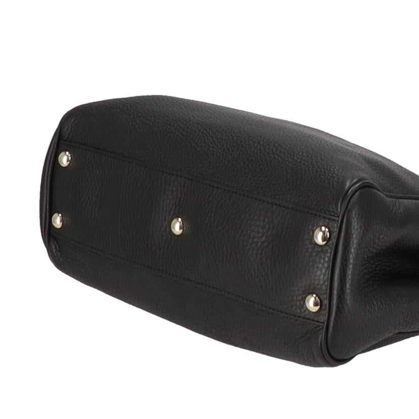 GUCCI グッチ/バンブーショッパースモールレザー2WAYトートバッグ/ブラック/336032//520***/SAランク/18