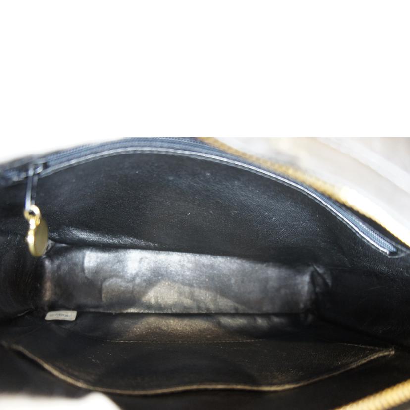 CHANEL シャネル/ビジューココフリンジチェーンショルダーラムスキン//315****/ABランク/92