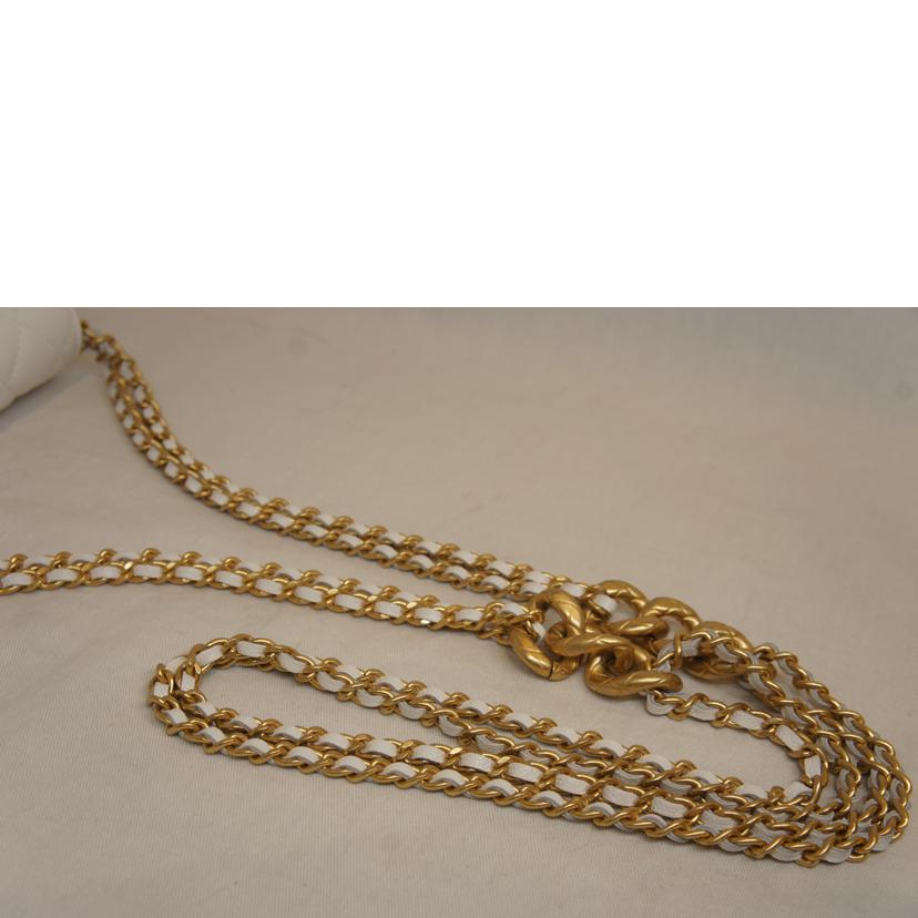 CHANEL シャネル/チェーンウォレットホワイトキャビア//TN9*****/Aランク/92