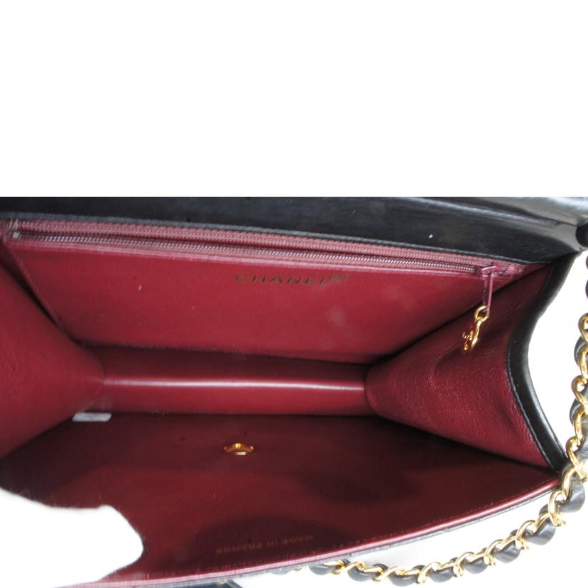 CHANEL シャネル/ラムスキンマトラッセプッシュロック/チェーンショルダー//496****/ABランク/92