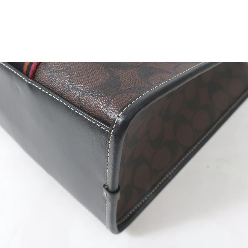 COACH コーチ/デンプシー キャリーオール・シグネチャー ジャガード・ストライプ 2WAY トート/C2477-CU994//ABランク/65