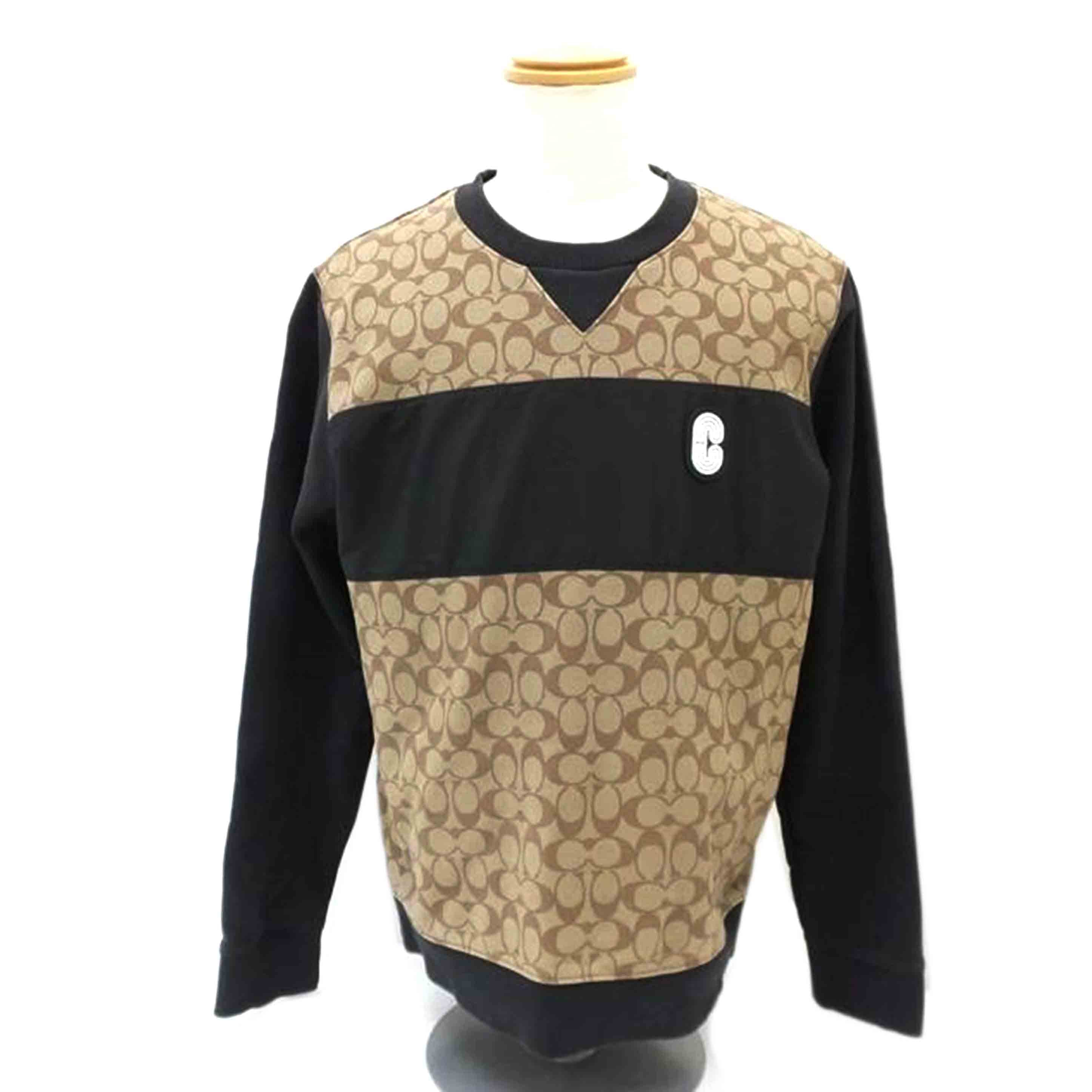 COACH コーチ/◇シグネチャー柄長袖/茶180/106A/C7816//Bランク/88