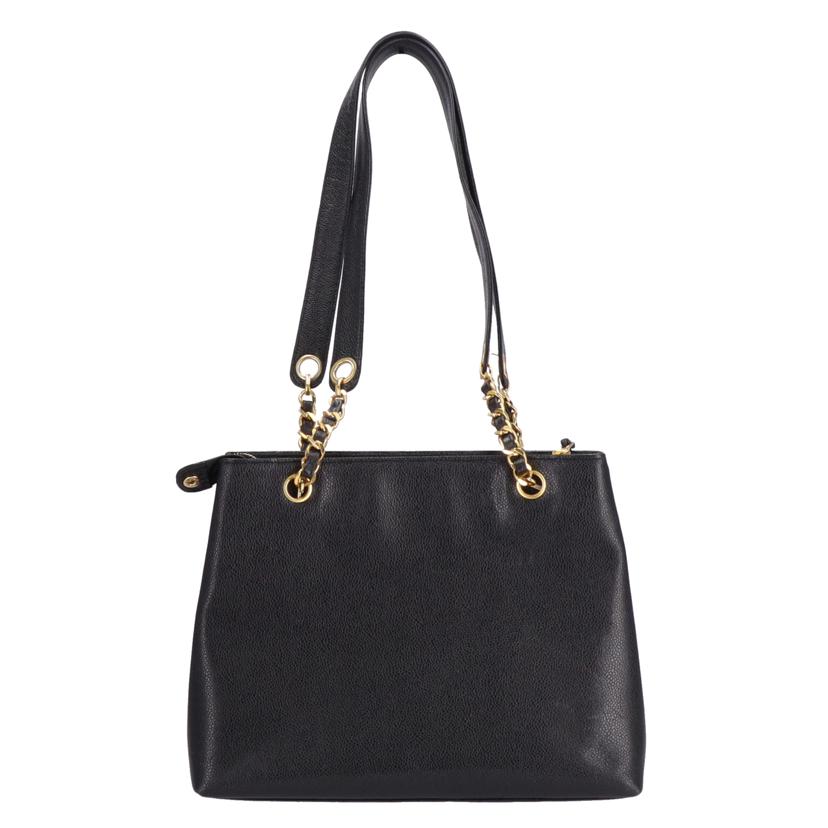 CHANEL シャネル/ヴィンテージ/キャビアスキンショルダー //333****/ABランク/09