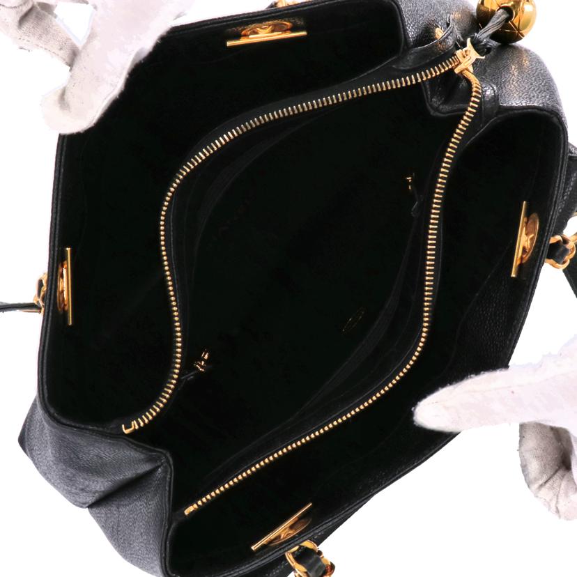 CHANEL シャネル/ヴィンテージ/キャビアスキンショルダー //333****/ABランク/09