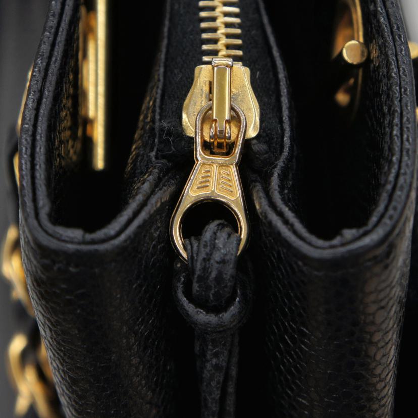 CHANEL シャネル/ヴィンテージ/キャビアスキンショルダー //333****/ABランク/09