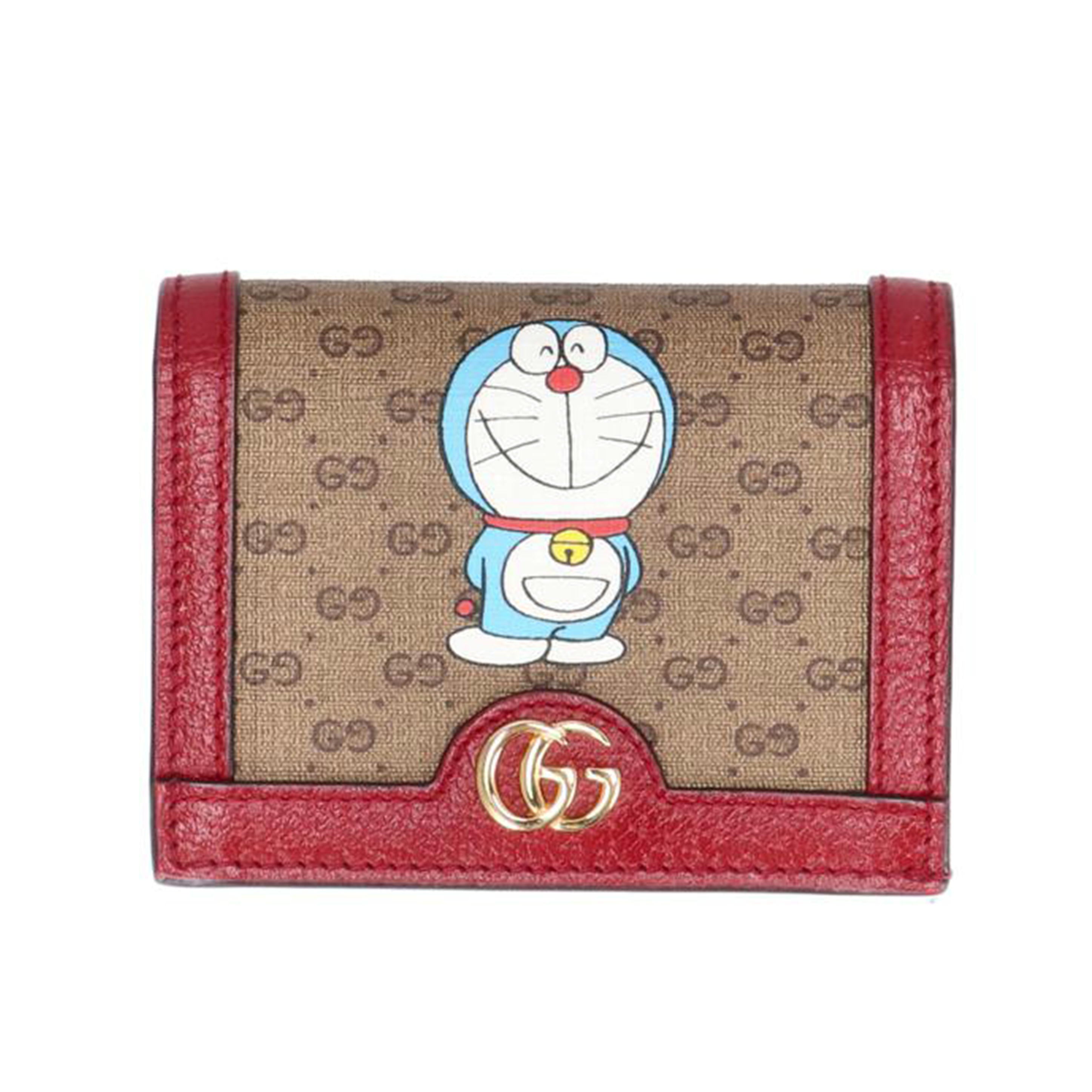 GUCCI グッチ/GGスプリーム/ドラエモンコンパクトウォレット/647788//041*/ABランク/91