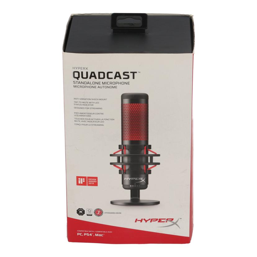 HyperX ハイパーエックス /USBコンデンサーマイク/QuadCast/HX-MICQC-BK//-/Bランク/62