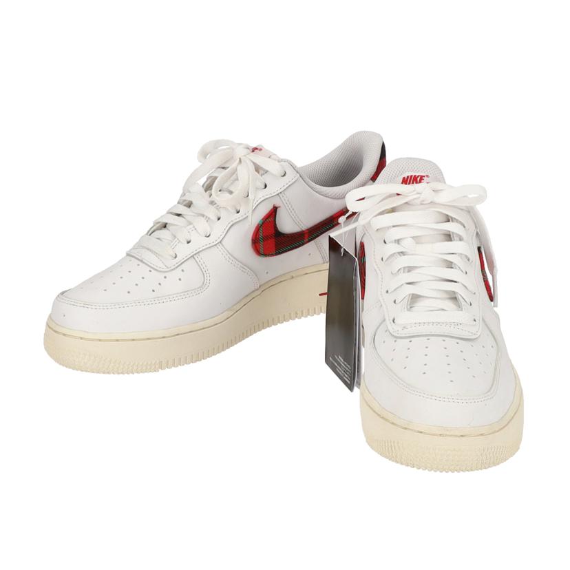 nike ナイキ/air force 1 low 白xチェック/DV0789-100//Aランク/78