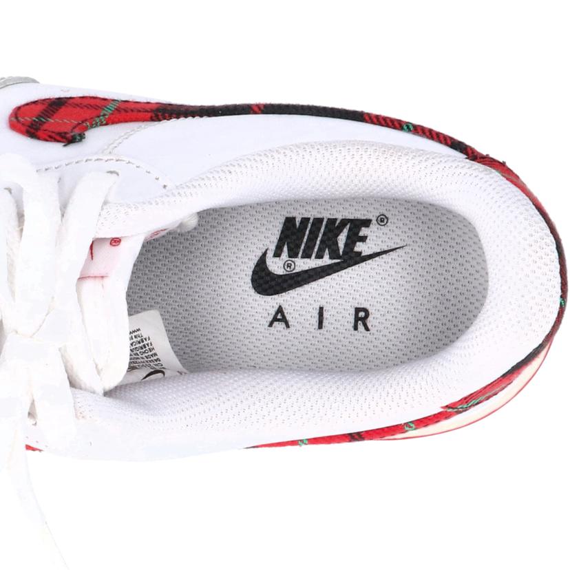 nike ナイキ/air force 1 low 白xチェック/DV0789-100//Aランク/78
