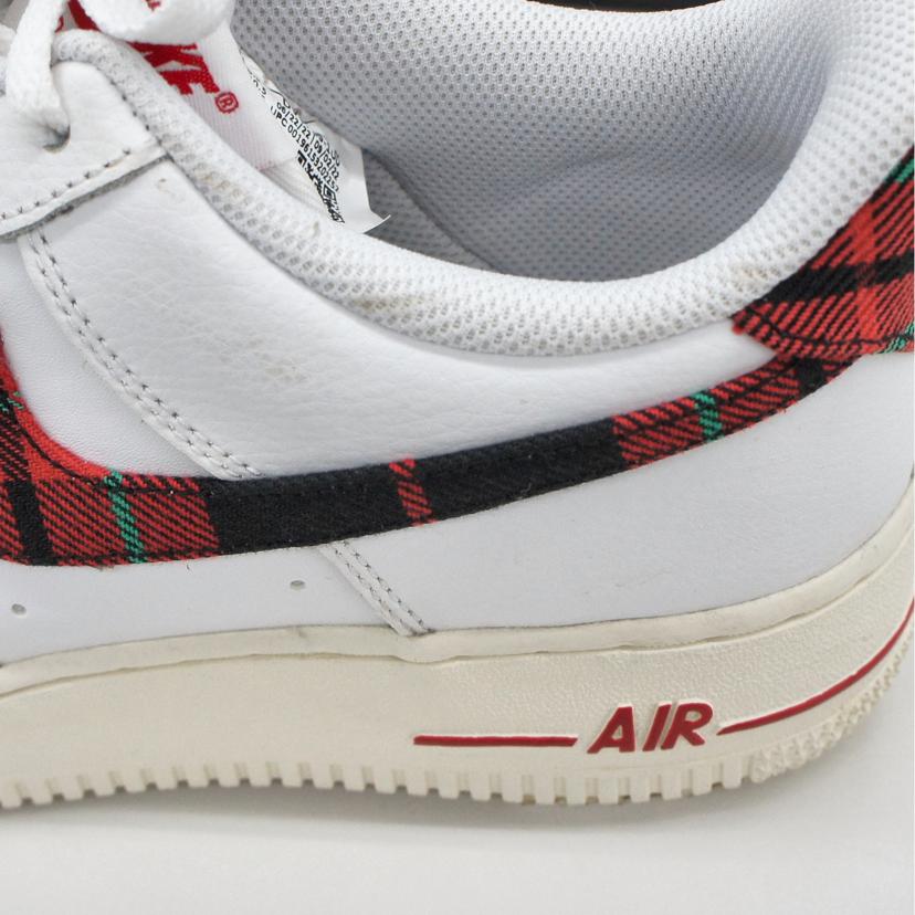 nike ナイキ/air force 1 low 白xチェック/DV0789-100//Aランク/78