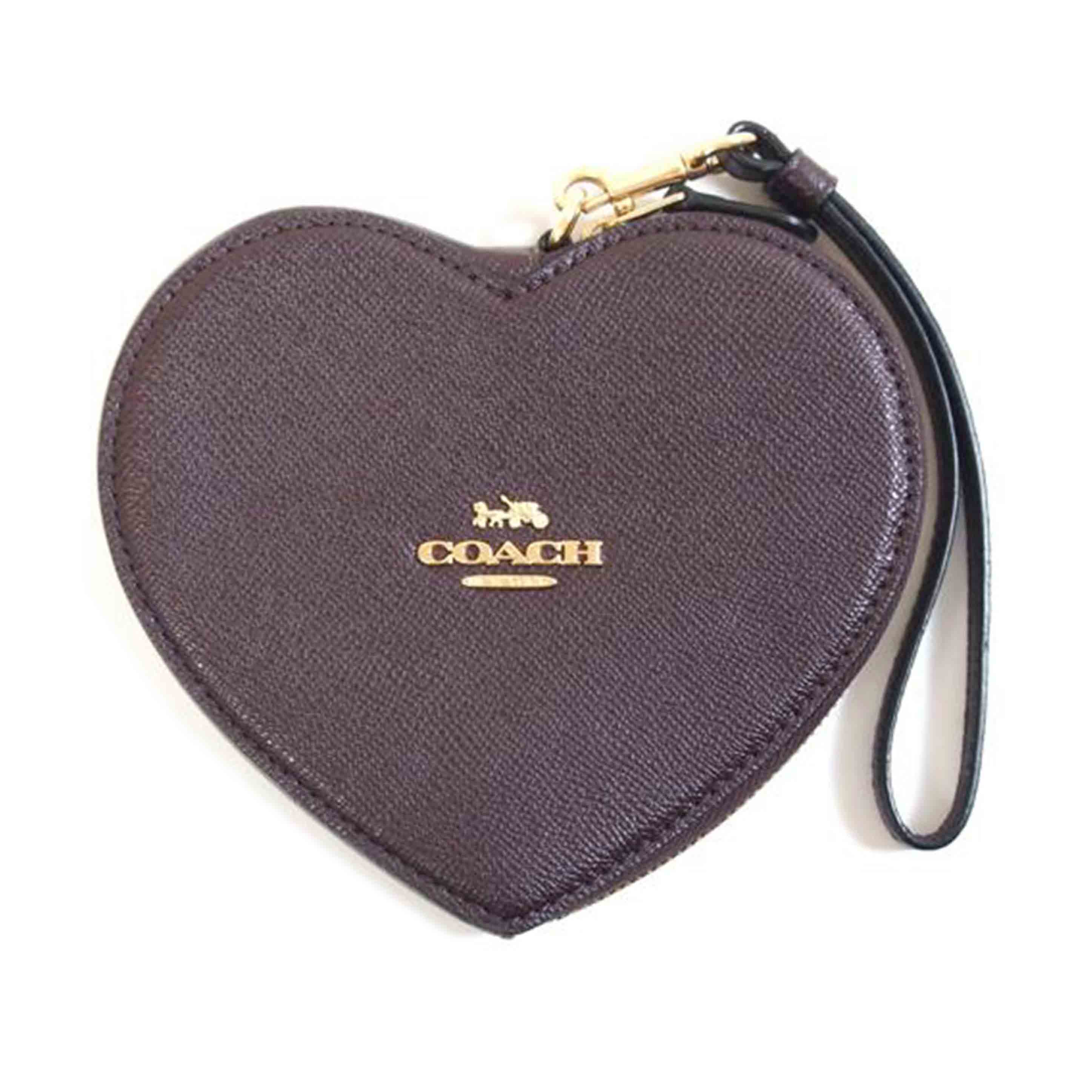 COACH コーチ/リストレット ハートポーチ/F39957//K18**/Aランク/71