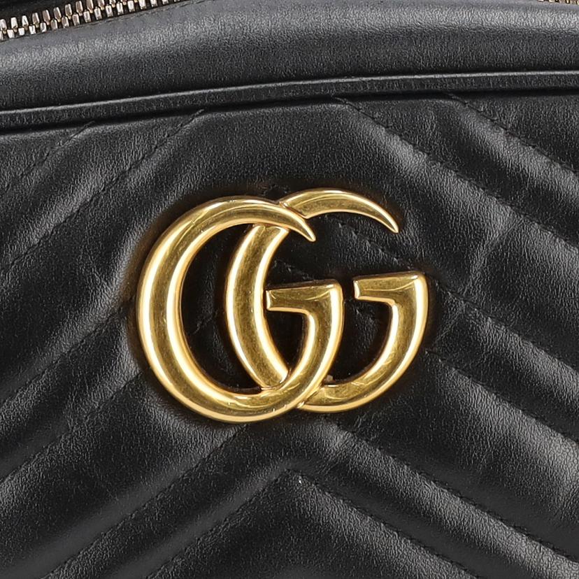 GUCCI グッチ/GGマーモント/レザーショルダーバッグ/447632//520***/Aランク/91