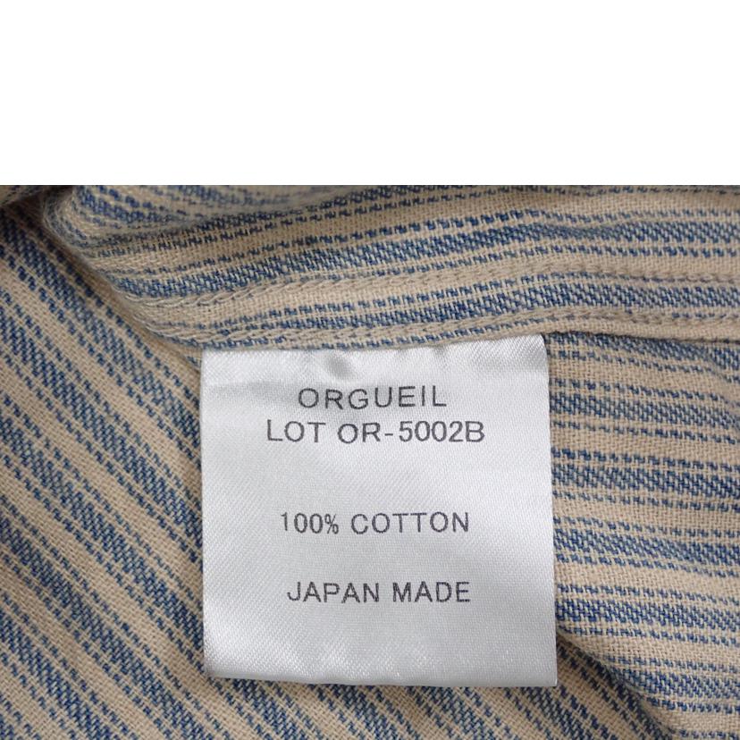 ORGUEIL オルゲイユ/★ORGUEIL ストライプ長袖シャツ/OR-5002//44/Bランク/62