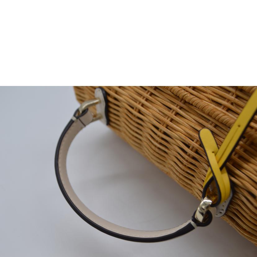 Kate spade ケイトスペード/ワイルドペダルウィッカーバードハウス2wayハンド/KA775//SAランク/89