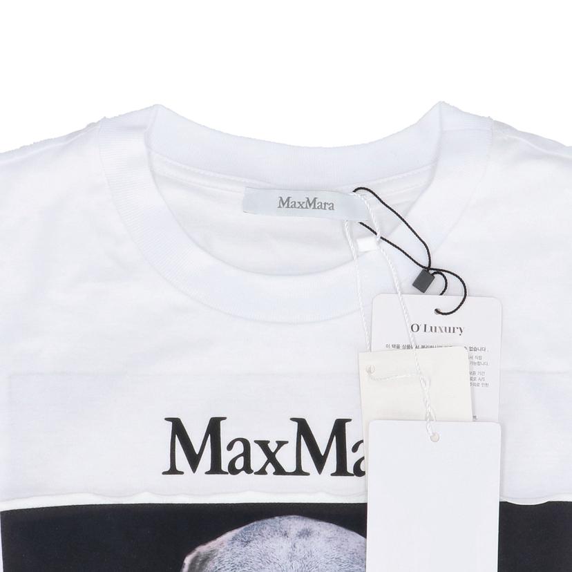MAX MARA マックスマーラ/コットンTシャツ/ドッグプリント/2421946071//SAランク/18