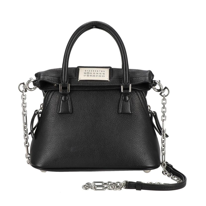 Maison Margiela メゾンマルジェラ/5ACクラシックマイクロ/2WAYショルダーバッグ/ブラック/SB1WG0036//Aランク/18