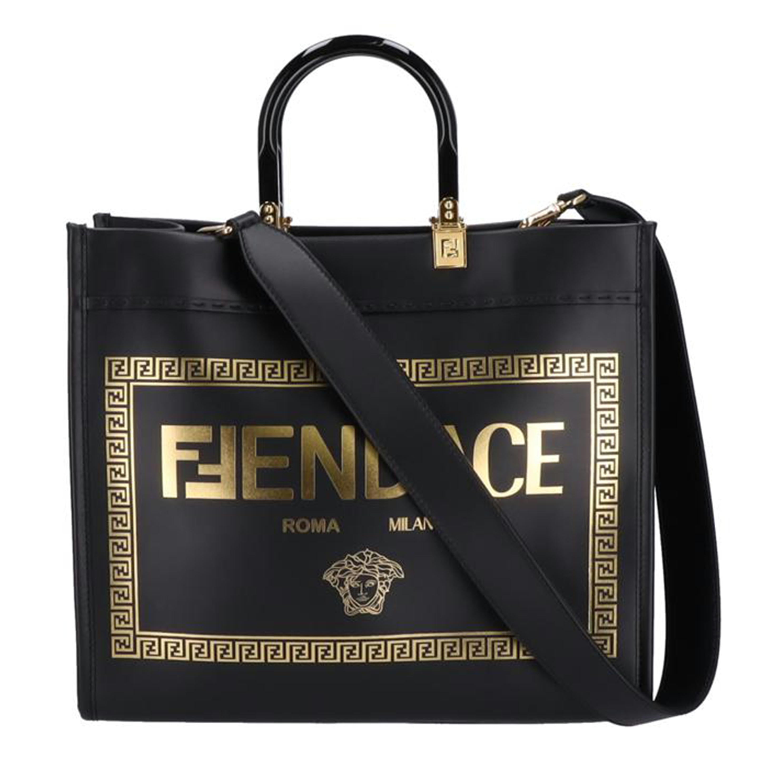 FENDI×VERSACE フェンディ×ヴェルサーチ/フェンダーチェ サンシャインミディアム/8BH386-AJT0-228//120**/Aランク/09