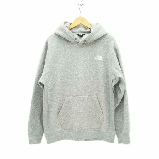 THE NORTH FACE ノースフェイス/スクエアロゴ/フーディパーカー/グレー/NT62338//Aランク/18