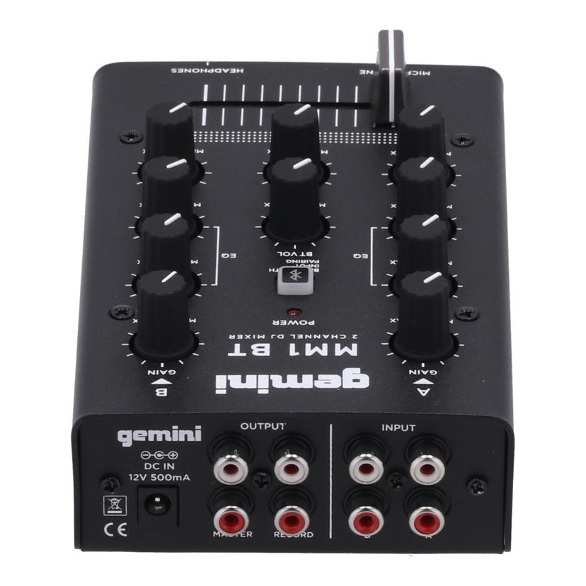 Gemini ジェミナイ/DJミキサー/オーディオミキサー/MM1 BT//2521C02276/ABランク/82