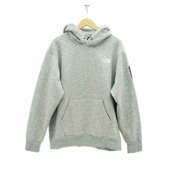 THE NORTH FACE ノースフェイス/スクエアロゴ/フーディパーカー/グレー/NT62338//Aランク/18