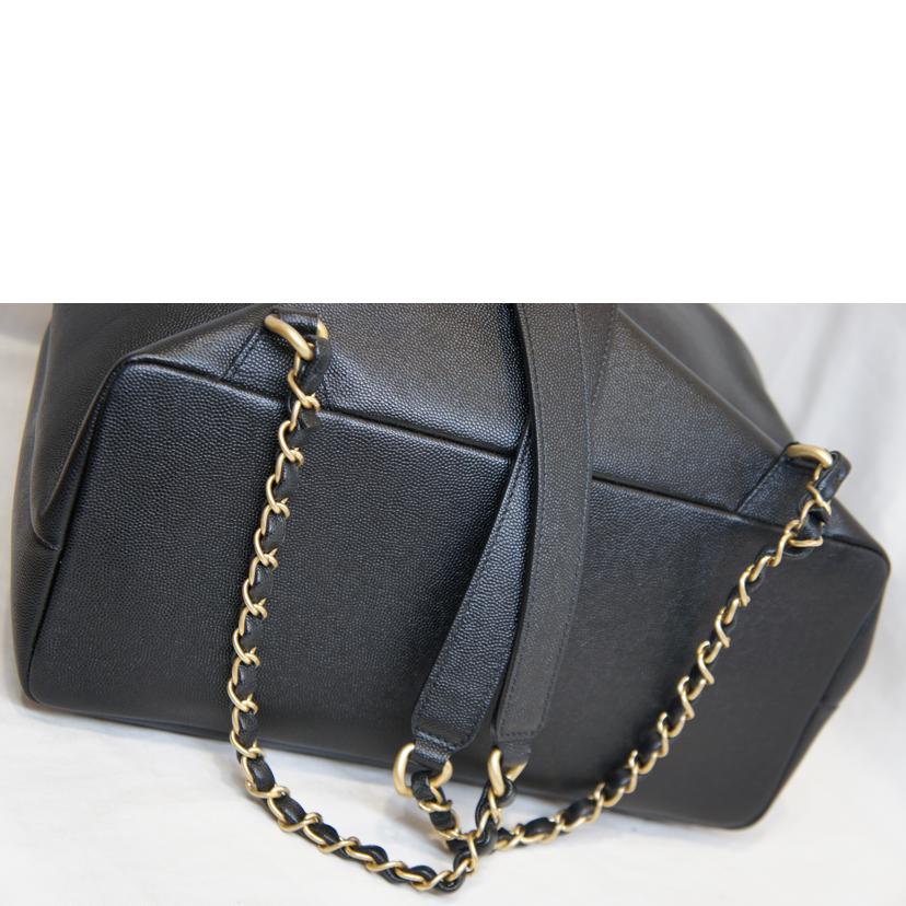 CHANEL シャネル/ドーヴィル/バックパック/巾着/ブラック//284*****/Aランク/92