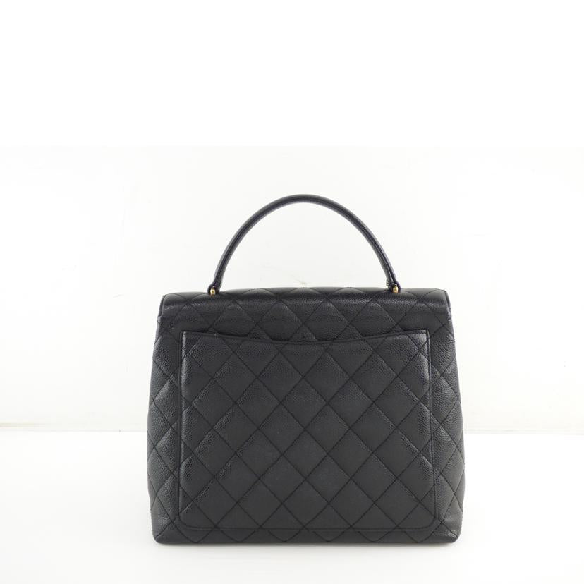 CHANEL シャネル/キャビアスキンハンド/ゴールド金具//778****/ABランク/64