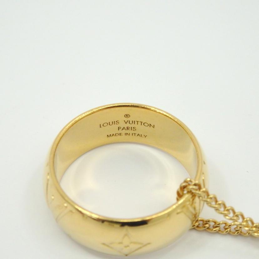LV ルイ・ヴィトン/リングネックレス・モノグラム/最大約60cm/M80189//OB0***/Aランク/77