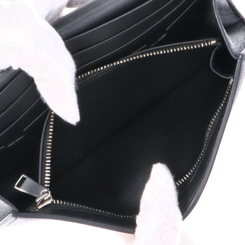 BOTTTEGA ボッテガヴェネタ/ターンロック/レザー二つ折り長財布/ブラック//P01*******/SAランク/18