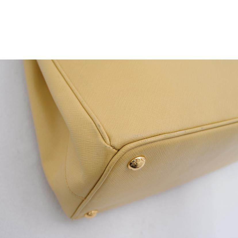 PRADA/サフィアーノトート/イエロー/BN2402//110******/Aランク/69