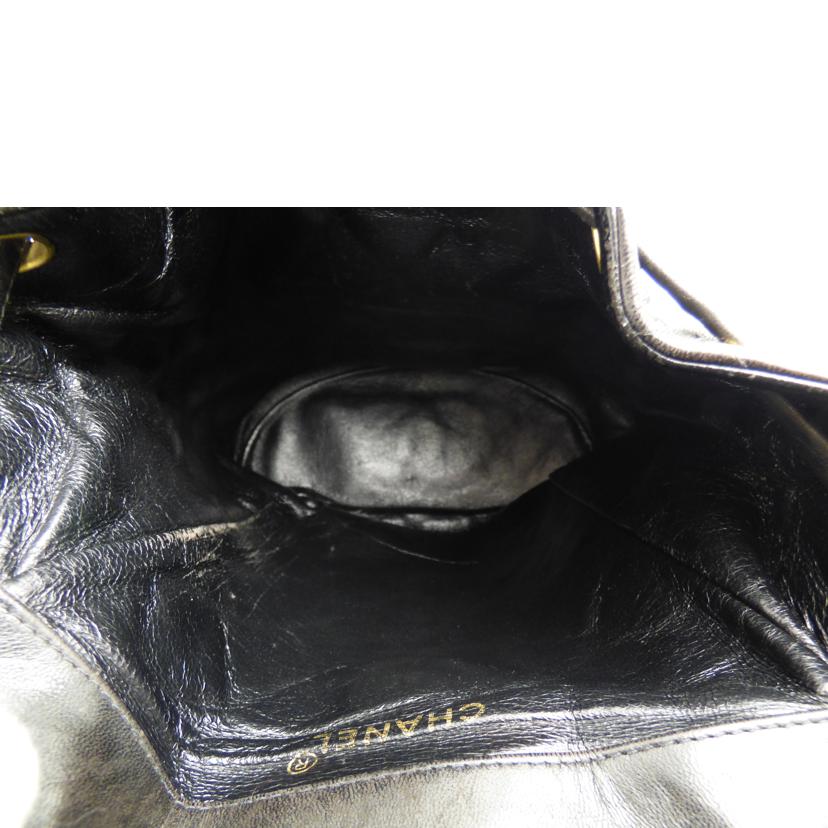 CHANEL シャネル/ラムスキンチェーンリュックサック//376****/Bランク/64